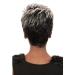 Short Grey Black Curly Bob Wig for Women | Synthetic Afro Cosplay & Punk Anime Hair - Buy Online on GoSupps.com