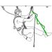 Adjustable Climbing Ascender Sling for Outdoor Activities - Black Green - Buy Online on GoSupps.com