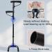 Aluminum Forearm Crutches for Seniors with Led Light Adjustable Walking Stick Ight Telescopic Balanced Mobility Aid Warm Life Bathing in Sunlight - Buy Online on GoSupps.com