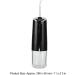 240ml Portable Oral Irrigator - Cordless Rechargeable Water Flosser with 3 modes | USB Waterproof Dental Floss Cleaner (Black) - International Shipping Available - Buy Online on GoSupps.com