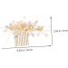 Didiseaon 2 Sets Hair Accessories Flower Decor Rhinestone Hair Clip Bridal Hair Clip Rhinestone Wedding Hair Comb Bridal Headpieces for Wedding Wig Combs Zinc Alloy Flower Head Women's Pearl - Buy Online on GoSupps.com