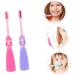 Doitool Children's Toothbrush Set - Ergonomic Manual Nylon Toothbrushes for Kids | 4 Pack Disposable Brightening Tooth Cleaning Tools - Buy Online on GoSupps.com