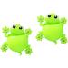 Alipis 2-Pack Wall-Mounted Toothbrush Holder & Toothpaste Organizer - Kids Shower Rack in Light Green - Buy Online on GoSupps.com
