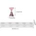 Syrisora Nail Art Display Practice Stand Magnetic Nail Fingernail Tip Holder Manicure Set Tool (Rose Pink) - Buy Online on GoSupps.com
