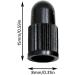 20pcs Black Plastic Tyre Presta Valve Dust Caps for Bike Bicycle - Shop Now! - Buy Online on GoSupps.com