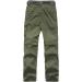JOMLUN Boys Scout Convertible Hiking Pants - Army Green, Youth Cargo Trouser for Outdoor Climbing - Size 12-14 Years - Buy Online on GoSupps.com