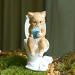 Gemmia Toilette Miniatur Fee Fig rchen Zahnb rste Schwein Statue | Internationale Lieferung | Einzigartige Bad-Dekoration - Buy Online on GoSupps.com