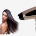 ADITAM Professional Tourmaline Hair Dryer Negative Ionic Salon Hair Blow Dryer Dc Motor Light Weight Low Noise Hair Dryers with Diffuser Colour:Black Gold Silver White/Silver Double The Comfort - Buy Online on GoSupps.com