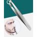 Nose Hair Trimmer for Women and Men Stainless Steel Precision Nose Hair Tweezer Ingrown Hair Tweezers Eyebrow Tweezers Eyelash Clipper Grooming Scissor Safe Round-Headed Hair Remover Tool (Silver) - Buy Online on GoSupps.com