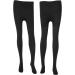 Extra Wide Calf Compression Stockings XXL-Black | Pain Relief Thigh High Pantyhose for Men & Women - Buy Online on GoSupps.com
