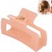 Hair Clip 8.5x3cm Hair Claw Clip Non-Slip Lightweight Portable for Thick Thin Curly Straight Hair(Coral Orange) - Buy Online on GoSupps.com