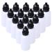 kuou Eye Dropper Bottles 20ml Plastic Empty Squeezable Dropper Bottles 20pcs