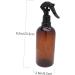 DOITOOL Barber Spray Bottle Toiletry Clear Bottle Essential Oils Bottle Salon Hair Spray Diffuser Bottle Empty Perfume Bottle Sample Containers Cosmetic Watering Can Clean medium Brown - Buy Online on GoSupps.com