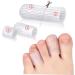 Silicone Toe Sleeves 5 Pairs - Pinky Toe & Thumb Protector Set | Transparent Gel Toe Covers for Sports & Protection - Buy Online on GoSupps.com