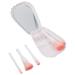 LALAFINA Travel Makeup Brush Set Mini Eye Shadow Kits Highlight Brush Foundation Blending Powder Brush Face Cosmetic Makeup Brush