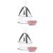 FRCOLOR 2 Sets Makeup Brush Cleaning Folding Hangers Foldable Drying Rack Foldable Hangers Makeup Brush Clean Mat Makeup Brush Cleaner Mat Brush Cleaners Silicone Cleaning Supplies Make up