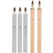 Retractable Lip Brush Set with Nylon Bristles 5 Brushes Included Durable Shell Automatic Seal - Buy Online on GoSupps.com