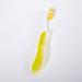 Xintaosm toothbrushes A accessories charcoal toothbrush portable disposable foldable travel camping toothbrush hiking toothbrush tooth cleaning tools foldable toothbrush (color: yellow)