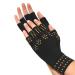 Compression Arthritis Gloves - Magnetic Anti-Arthritis Fingerless Health Therapy Gloves Copper Infused Arthritis Gloves, Compression Therapy, Increases Blood Flow for Women and Men(1 Pair)