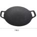34cm Grill Pan Korean Round Non-Stick Barbecue Camping Pan Travel Outdoor Frying Barbecue Accessories L5I5 BBQ - Buy Online on GoSupps.com