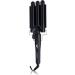 Cotex International Wave Maker - Ceramic Tourmaline Triple Barrels, Temperature Adjustable Portable Hair Waver in Black - Buy Online on GoSupps.com
