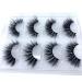 HBZGTLAD 3D Mink Lashes - Handmade, Cruelty-Free, Reusable False Eyelashes (TDR-04) - Buy Online on GoSupps.com