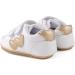 Cheerful Mario Baby First Walking Shoes - Soft PU Leather, Anti-Slip Sole (3-6 Months, Gold) - Buy Online on GoSupps.com