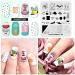 KADS Nail Art Stamping plate Nail Template Nail Art Design Tool Nail DIY Design Image Plate (SU006) - Buy Online on GoSupps.com