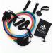 11-Piece Resistance Band Set for Home Workouts | Durable Strength Training & Therapy Bands with Handles Ankle Straps & Door Anchor - Buy Online on GoSupps.com