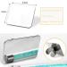 Professional 1PC Nail Art Palette Ring - Stainless Steel Color Mixing Palette for DIY Nail Designs | Handsfree Rectangle Makeup Tool - Buy Online on GoSupps.com