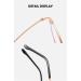 Buy LIPIODOL Blue Light Filter Glasses Retro Round Metal Frame Unisex Prescription-Free Protect Your Eyes from Digital Strain - Buy Online on GoSupps.com