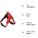 Adjustable Breathable Dog Harness for Small Medium Large Dogs - Red (45-66cm) - Buy Online on GoSupps.com