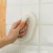 korvre Handle Bath Tub Scrubber Soap Scum Remover for Shower Scrubbers Non Scratch Scrub Cleaning Sponge Bathroom Scouring Pads White - Buy Online on GoSupps.com