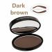 Herbesty Waterproof Eyebrow Powder Stamp Kit - Long-Lasting Easy Application Dark Brown - Reusable Cosmetic Set for Natural Eyebrow Shapes | International Shipping Available - Buy Online on GoSupps.com