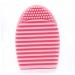Cosmetic Brush Cleaning Mat Brush Cleaning Pads Cleaning Tools Makeup Brush Cleaner Tool Lipstick Organizer Silicone Makeup Brush Cleaner Pad Brush Cleaner Egg Washboard Cup Travel