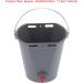 Nachukan 8L Milk Feed Bucket & Feeder Bucket - Plastic with Nipples & Check Valves - Premium Milk Feeding Tool & Livestock Accessory for Efficient Livestock Care(For cattle) - Buy Online on GoSupps.com