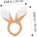 AOKWAWALIY Rabbit Ears Headband Rabbit Headbands for Women Bunny Ear Headband Bunny Ear Hair Decoration Cartoon Plush Headband Headbands Hair Bands Rabbit Ears Costume Bunny Ears Adult 25.00X23.00X2.30CM Khaki - Buy Online on GoSupps.com