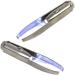 2 Pack Portable Tweezer with LED Light for Hair Removal and Eyebrow Beauty - Makeup Tools - Buy Online on GoSupps.com