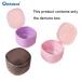 Denture Case with Strainer & Brush | Retainer Cleaning Box & Cup Set - Pink - Buy Online on GoSupps.com