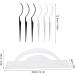 Lashes Display Rack Reusable False Eyelashes Display Sticks Clear Stand For Home - Buy Online on GoSupps.com