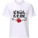 Teachers Funny Graphic Tee | Teach Love Inspire Print | Short Sleeve O-Neck Top | X-Large - White - Buy Online on GoSupps.com