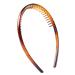 Fashion Plastic Headband Hair Hoop Set for Women and Girls - Black & Brown - Buy Online on GoSupps.com