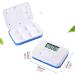 Electronic Pill Timer Dispenser with Alarm, LCD Display & 6 Compartments - Daily Digital Pill Organizer - Buy Online on GoSupps.com