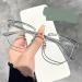 Parwana Classic robust computer reading glasses anti-blue light reading glasses anti-eyes overexertion presbyopia glasses flat lighting mirrors (color: C3 size: +0.00) +0.00 C3
