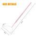 Pink Half Moon Lash Mirror - Stainless Steel Eyelash Extension Tool - Buy Online on GoSupps.com