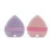 SBTRKT Triangle Heart Shape Velvet Powder Puff - 2pcs/10pcs Lightweight Washable Makeup Sponge for Face - Best Cosmetics Tool - Buy Online on GoSupps.com