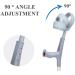 Non-Slip Adult Forearm Crutch(Pair) Height Adjustable Arm Cuff Crutch Lightweight Aluminum Alloy Portable Elbow Walker Interesting Selfless dedication - Buy Online on GoSupps.com