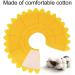 Slson Neck Crates for Dogs & Cats | Soft Recovery Protection Pillow Collar | Adjustable Yellow Sunflower Design - Buy Online on GoSupps.com