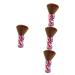 Beavorty 4 Pieces Hair Cleaning Brush Dust Blower Men Shaving Brush Hairbrush Man Abs Main