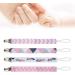 Atyhao Baby Pacifier Clip Set - 4 Modern Cotton Strap Holders | Universal Nipple Clips for Baby Shower Gifts & Plush Toys - Buy Online on GoSupps.com